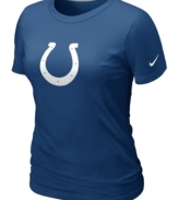 Team player. Show support for your favorite football team in this Indianapolis Colts NFL t-shirt from Nike.