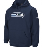 Take a page from your favorite team's playbook and toss on this Seattle Seahawks fleece sweatshirt when you're heading to the game. (Clearance)