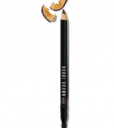 Line and go with Bobbi's new and improved Creamy Eye Pencil. This modern formula applies smoothly and evenly, and provides intense color. Pencil features a built-in smudger on the opposite end to soften liner for a subtle, smoky effect. Each pencil comes with a complimentary sharpener. 