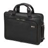 For business or pleasure, this brief keeps up with today's active lifestyle. Front organizational panel contains a full-length zippered mesh pocket, tricot-lined electronic device pockets, business card pockets, USB flash drive pockets, pen loops and key fob.