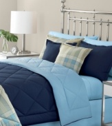 Seek comfort in the classics. Plush diamond quilting and versatile solid hues make this Martha Stewart Collection comforter an essential bedroom addition.