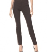 Skinny leg design equips INC's petite pants with polished, trend-forward style.