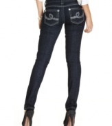 You can never have enough skinny jeans! Upgrade your denim arsenal with this dark petite pair from Seven7.