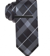 Update your classic look with a dashing plaid tie from Alfani RED.