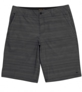 Step out in sweet summer style with these striped board shorts from O'Neill.