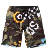 Recruit these camouflage shorts from Quiksilver to be part of your all-summer arsenal.