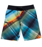 With sleek surfer style, these board shorts from O'Neill shake up your casual wardrobe in a cool way.