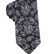 Paisley on this Ben Sherman silk tie makes any classic style pop.