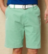 Don't sell your style short.  Put on a pair of these classic twill shorts from Nautica for a complete casual look.