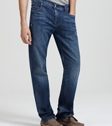 7 For All Mankind Austyn Straight Leg Jeans in Nirvana Sun Wash