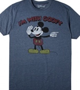 Who's with you? Herald your favorite toon pairing with this Mickey tee from Hybrid.