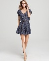 Joie Dress - Balinda Short Sleeve Silk Dot Print