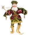 Make your home enchanting for the holidays with a Christmas Star Fairy figurine from Mark Roberts. With brilliant fabrics, extravagant beading and even a wand, it adds an imaginative spirit to any setting. Flexible arms and legs allow for easy positioning.