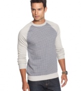 Layer up your look this season with this contrast patterned sweater from Alternative Apparel.