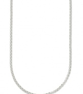 Very well-connected. Giani Bernini's sterling silver baby rolo chain is the perfect necklace to bring any ensemble together. Approximate length: 18 inches.