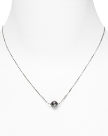 This floating pearl pendant necklace from Majorica is simply elegant.