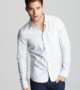 Diesel Stuart Striped Sport Shirt - Slim Fit, Barrel Cuffs