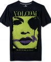 Made from 100% organic cotton, this Volcom graphic tee not only looks good but is good for the environment.