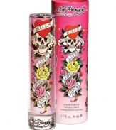 The brilliant, almost blinding scent of the Ed Hardy tattoo artinspired this super vibrant and sexy fragrance. An explosion of fruits opens the accent including Tropical Mango, Wild Strawberries and Ruby Red Grapefruit vintage floralcy with a Rock'n Roll Edge brings a dark eeriness including Black Freesia. This contrast of floralcy merges into a background of Hot Skin and Warm Soulful Amber. It is a delicious and very addictive fragrance statement.