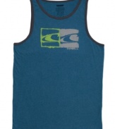 Make for the beach. This graphic tank from O'Neill is ready to let the good times roll.