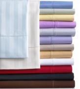 Redefine everyday elegance with these luxuriously soft, 500-thread count Pima cotton pillowcases. Created on dobby looms, the subtle interplay of satin and matte textures enhances the versatility of rich, solid color.