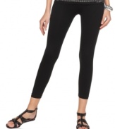 INC's essential wide-waistband leggings get a makeover for spring: a cute, cropped cut!