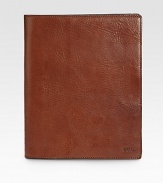 Constructed from rich leather, this sleek carrying case provides a handsome home away from home for a treasured iPad®.One interior card slotPRL-embossed logo patch accents the exteriorLeather8W x 10HImported