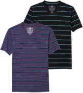 Stay between the lines. These stylish t-shirts from American Rag keep your casual look on the straight and narrow.