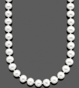 Sophistication that never goes out of style. This cultured freshwater pearl (7.5-8 mm) strand features a 14k gold clasp. Approximate length: 18 inches.