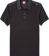 Take a sleek, casual look for a drive with this sporty BMW M series polo shirt from Puma.