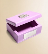 EXCLUSIVELY AT SAKS.COM The perfect handcrafted keepsake box for parents to hold onto everlasting memories.3 x 4Lacquered to prevent tarnishMade in SpainFOR PERSONALIZATION Select a quantity, then scroll down and click on PERSONALIZE & ADD TO BAG to choose and preview your personalization options. Please allow 2-4 weeks for delivery. 