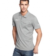 Get polished style in a flash with this sporty Mercedes polo shirt from Puma.