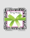 Fun little memo notes are perfect for quick notes and reminders...stick them in briefcases, purses or backpacks! Includes 200 notes Zebra-pattern border Arrives in Lucite holder wrapped in grosgrain ribbon 4 X 4 notes Made in USAFOR PERSONALIZATIONSelect a color and quantity, then scroll down and click on PERSONALIZE & ADD TO BAG to choose and preview your monogramming options. Please allow 2-3 weeks for delivery.