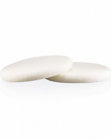 Multi-purpose circular sponge designed to apply powder, liquid or emollient and hybrid products such as Studio Fix. Washable/reuseable. Pack of two.