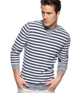 Get classic seaside style with this light weight striped sweater ideal for breezy summer days.