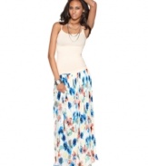 Everything's coming up roses this spring -- get with the floral trend in this Buffalo Jeans maxi skirt. Pair it with a simple tank top and sandals for a fresh look this season.