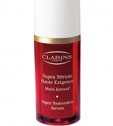 Named Best Anti-Aging Serum by Shape magazine and Best of Beauty Skincare by More magazine. New Super Restorative Serum. An intensive breakthrough treatment that helps replenish, lift, and renew skin challenged by natural hormonal changes due to the aging process. 1.06 oz. Made in France. 