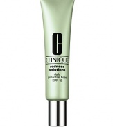 Extra-gentle UVA/UVB protection for skins with redness. Oil-free makeup primer with corrective tine. SPF 15. 1.35 oz. 