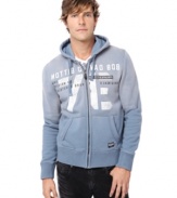 Sporty and stylish, this fleece hoodie by Buffalo David Bitton is the perfect layering piece for fall.