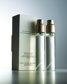 Take Cashmere Mist with you wherever you go. Set of two refills for the Cashmere Mist Refillable Purse Spray.