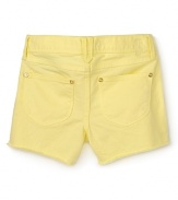 Cute cutoffs for a carefree look that will keep her stylish all summer long.