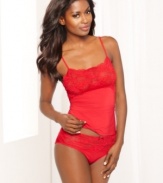 With a smooth microfiber body and beautiful lace trim, this comfy & versatile Jones New York camisole is perfect as a layering piece or for wearing alone. Style #610209