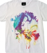 Rock classic psychedelic style wit this Jimi Hendrix graphic t-shirt from RIFF.