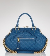 Classic and crave-inducing, Marc Jacob's quilted satchel is a luxe essential for style-setters of any generation.