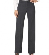 In a classic bootcut style, these Alfani trousers are a versatile wardrobe staple!