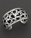 Bold sterling silver cuff by Roberto Coin.