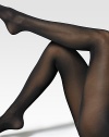 Opaque pantyhose with a smooth, elegant fit. Reinforced toe Opaque 50 denier yarn Nylon/spandex; machine wash Imported