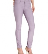 Part jeans, part leggings, Calvin Klein Jeans' jeggings offer a super-snug fit, now in a pretty pastel wash!