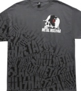 You rebel, you. With an explosive graphic, this Metal Mulisha tee will stage a hostile takeover of your casual wardrobe.