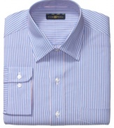 In a classic palette and a can't-miss pattern, this Club Room dress shirt will be a staple in your dress wardrobe.